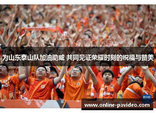 为山东泰山队加油助威 共同见证荣耀时刻的祝福与赞美