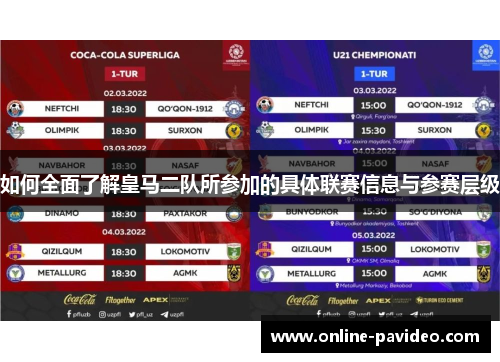 如何全面了解皇马二队所参加的具体联赛信息与参赛层级
